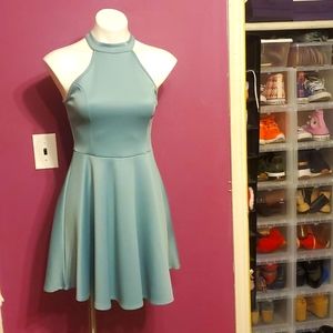 Sage Halter Dress